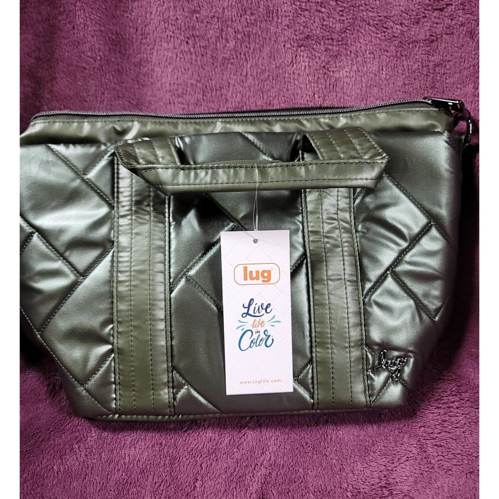 Lug Dory Crossbody Bag, Metallic Olive/ Constellations
